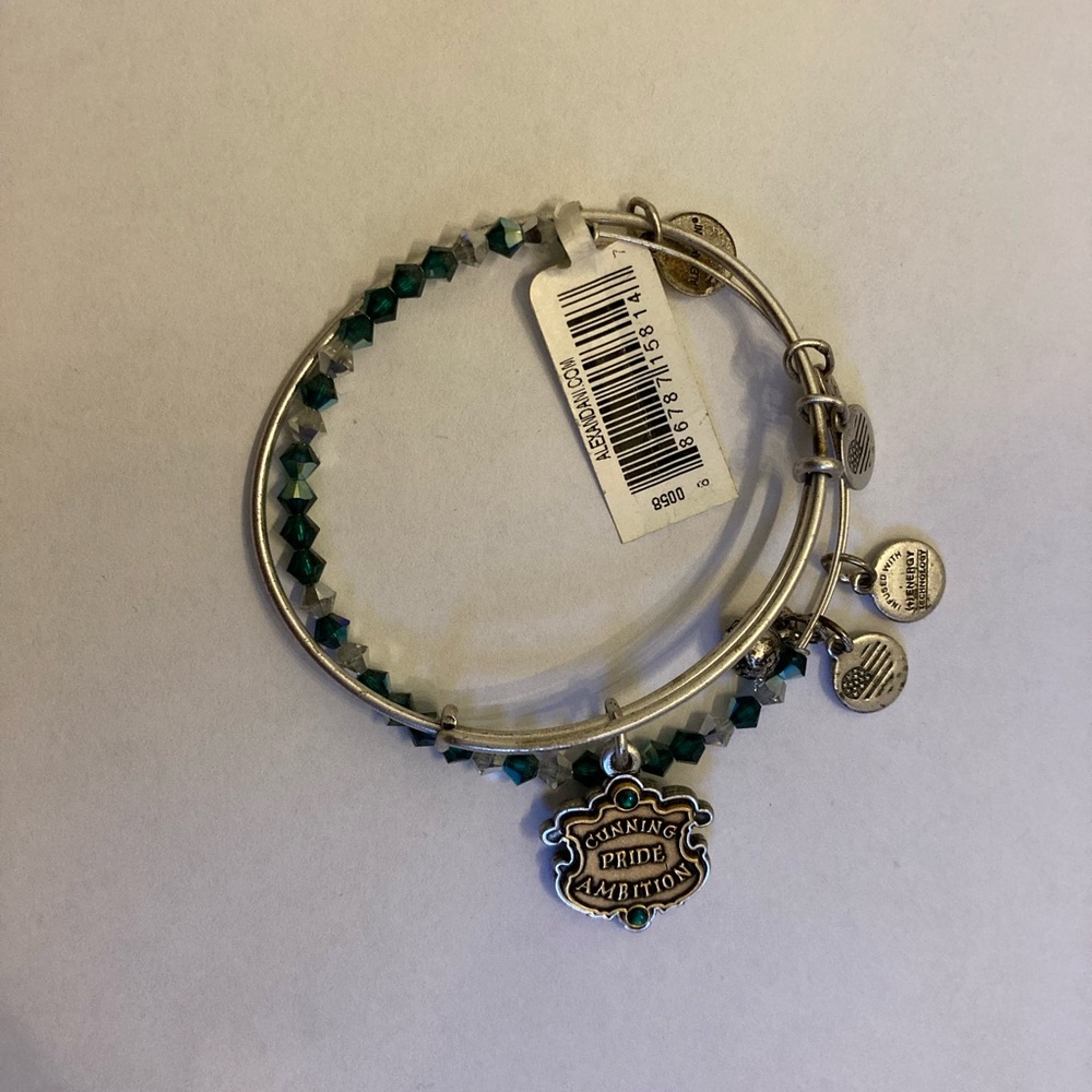NWT! Alex and Ani Harry Potter Bracelet Set of 2. Slytherin House.